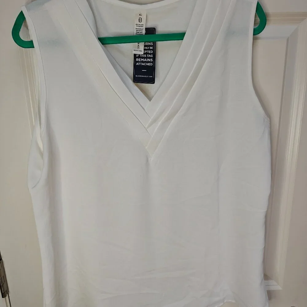 Blooming Jelly Tank Top Dressy Sleeveless Blouses Business Casual Tank XL NWT - Picture 4 of 10
